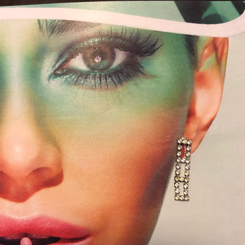 Unique Strass earrings